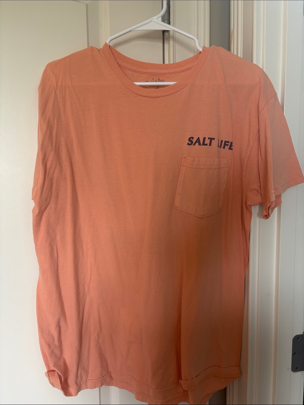 Salt Life Coral Short Sleeve Pocket Tee